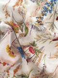 [Prévente] Robe à Bretelles Bohème Col en V Floral Aquarelle Bleu années 30 6