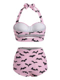 [Prévente] Maillot de Bain Dos Nu Lacé Toile d'Araignée Noir années 50 6