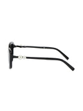 Lunettes de Soleil Vintage Monture Carrée Perle Noir 3
