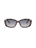 Lunettes de Soleil Vintage Monture Carrée Perle Noir 7