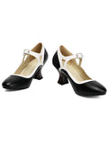 Chaussures Élégantes Bout Pointu Talon Conique Vintage 2