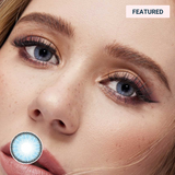 [US Warehouse] Radiant Sky Blue Prescription Monthly Contact Lenses