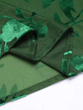 [US Warehouse] Green 1930s Floral Vintage Dress