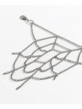 Black Halloween Spider Web Trouser Chain