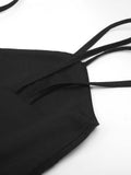 Black & Orange 1950s 3D Butterflys Cloak Dress