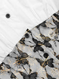 Lace Butterflies Patchwork Blouse Top