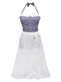 White Retro Ruffles Cover-up