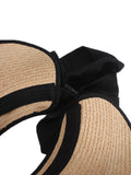 Bowknot Empty Top Sun Hat
