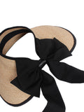 Bowknot Empty Top Sun Hat