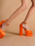 Christmas High Heel Diamond Shoes