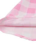 [Plus Size] Pink 1950s Plaid Strap Dress