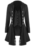 1950s Solid Button Lace Coat
