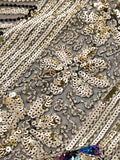 [US Warehouse] Champagne 1920s Sequined Flapper Dress