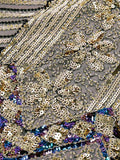 Champagne 1920s Sequined Flapper Dress