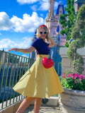Snow White Style Button 1950s Dress