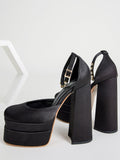 Christmas High Heel Diamond Shoes