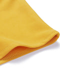 Yellow 1960s Bowknot Belt Pencil Dress