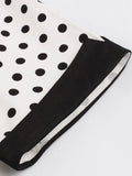 1950s Polka Dot Patchwork Swing Dress