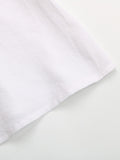 White Spaghetti Strap Button Dress