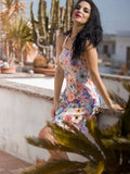 Pale Pink 1960s 3D Flower Mini Dress