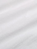 White Spaghetti Strap Button Dress