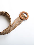 Green Tube Top Buttons Belt Jumpsuit