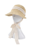 Retro Bowknot Ribbon Raffia Hat