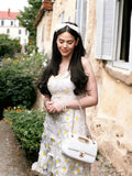 White 1950s Daisy Dreamer Vintage Dress