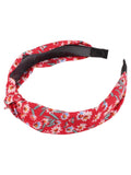 Retro Floral Knotted Bowknot Headband