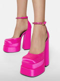 Christmas High Heel Diamond Shoes