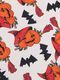 1950s Halloween Long Sleeve Pumpkin Bow Dress