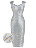 [Pre-sale] 1960s V-Neck Relief Pencil Dress