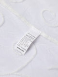 White Butterfly Embroidered Lace Cover Up