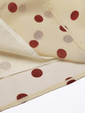 Apricot 1940s Polka Dot Vintage Dress