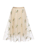 Dragonfly Mesh Vintage Skirt