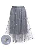 Dragonfly Mesh Vintage Skirt