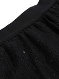 1950s Black Mesh Skirt
