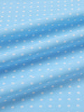 Blue 1950s Polka Dots Bow Swing Dress