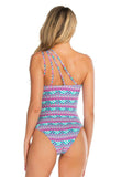 Spaghetti Strap Watercolor Swimsuit