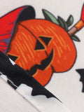 1950s Halloween Long Sleeve Pumpkin Bow Dress