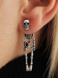 Halloween Skeleton Removable Earrings