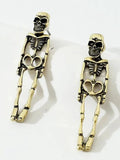 Halloween Skeleton Removable Earrings