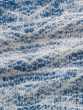 Blue Knot Side Wrap A-line Dress