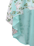 1950s Floral Embroidery Dress