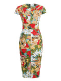 1960s Bikini Girls Vintage Pencil Dress