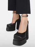 Christmas High Heel Diamond Shoes