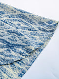 Blue Knot Side Wrap A-line Dress