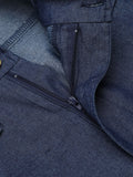 Navy Blue 1950s Tencel Denim Button Jumpsuit