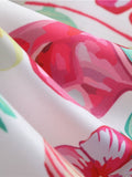 1950s Floral Butterfly Belt Dress