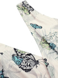 Butterfly Strawberry Print One-Piece Swimsuit